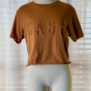 "Nash" cropped tee
